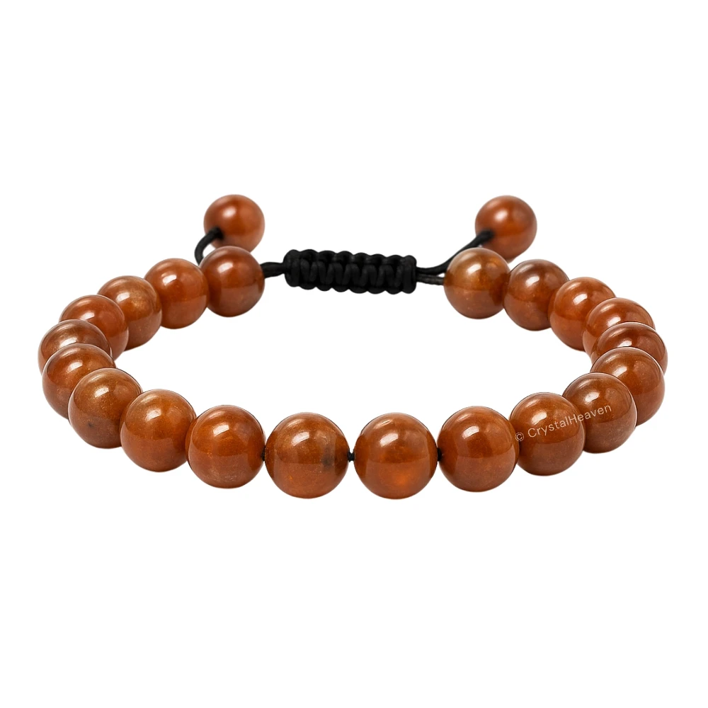 Hessonite Garnet Bracelet (Adjustable)