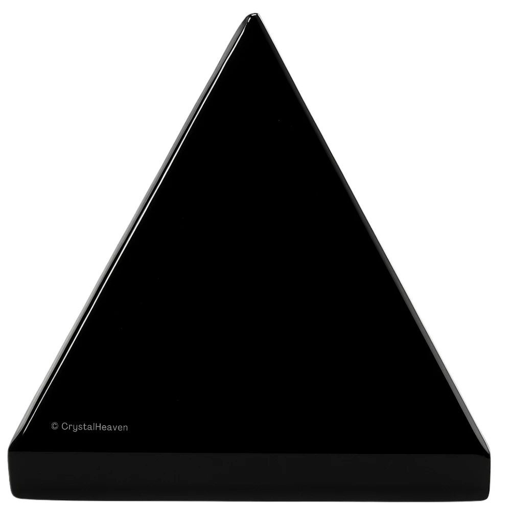 Black Obsidian Pyramid (1.5 Inch)