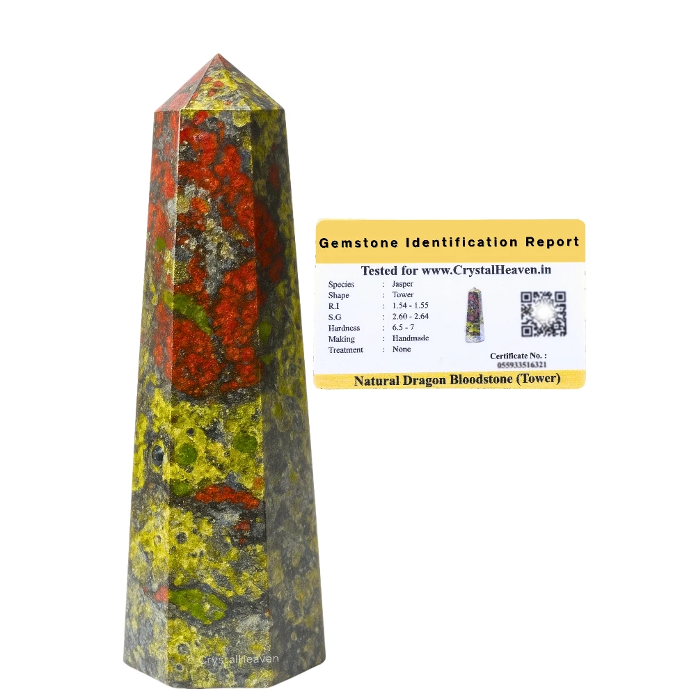 Dragon Bloodstone Crystal Tower (3" to 4" inch)