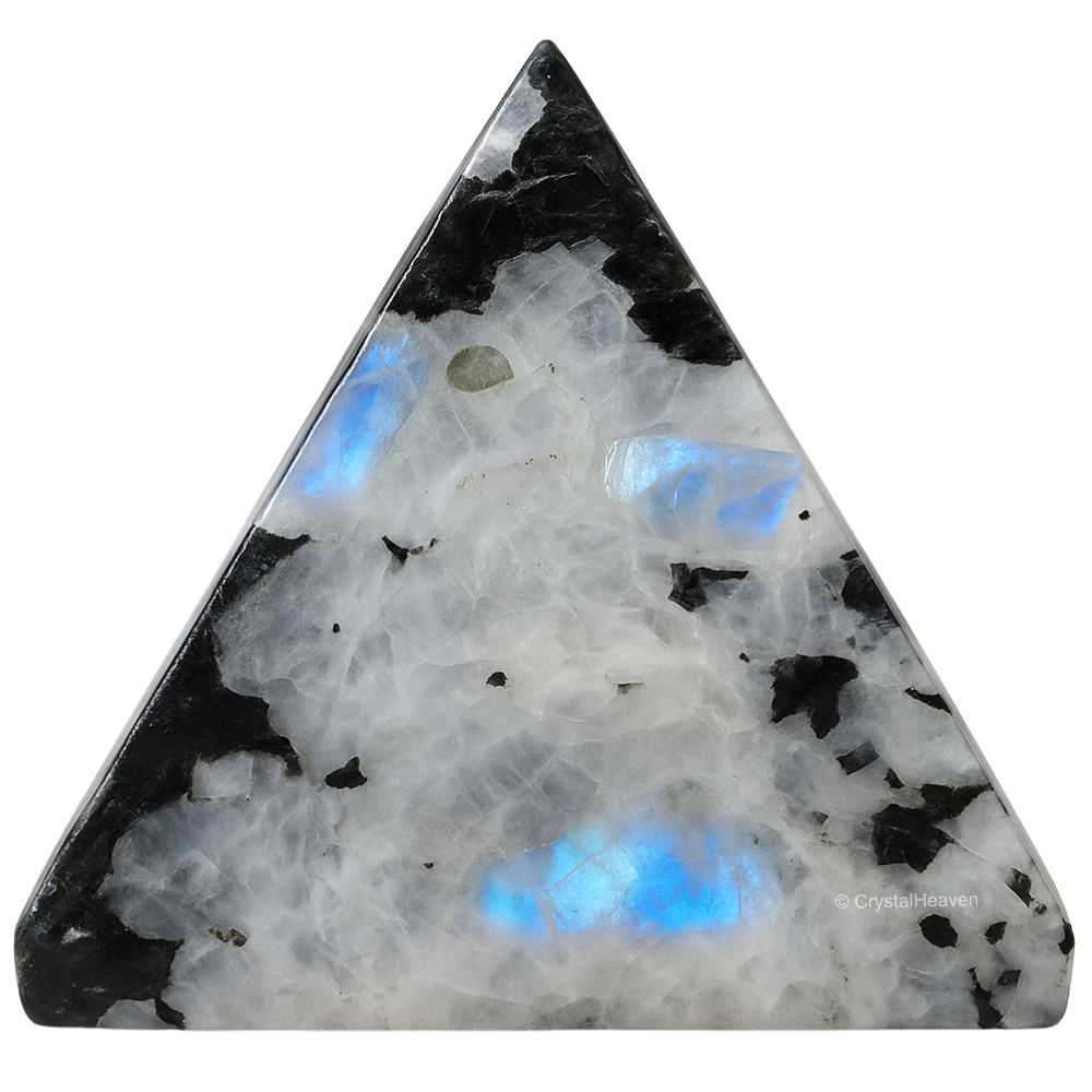 Rainbow Moonstone Pyramid