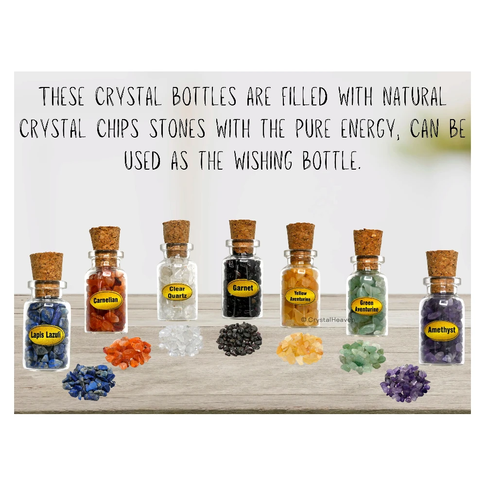 Spell Jars Kit for Witchcraft Supplies - Set of 7 (Regular)