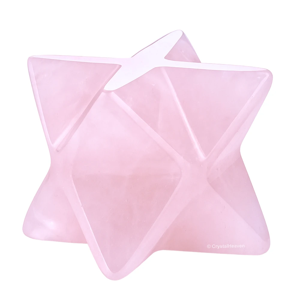 Rose Quartz Crystal Merkaba (15-20 mm)