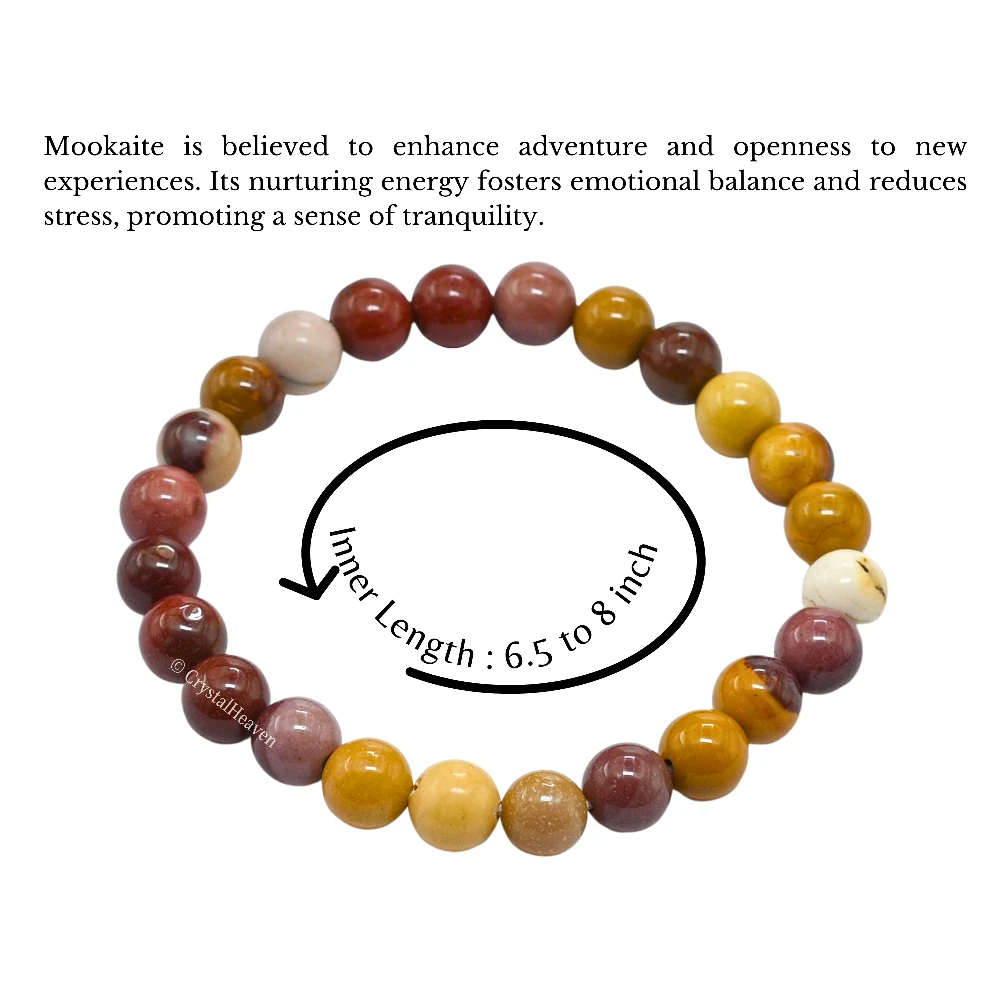 Mookaite Jasper Bracelet (Elastic)