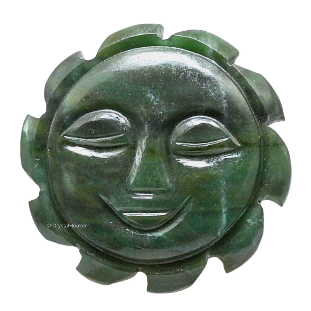 Green Aventurine Surya Face