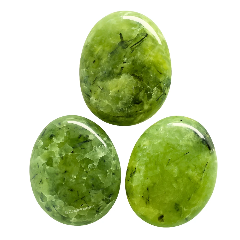 Prehnite Palm Stone