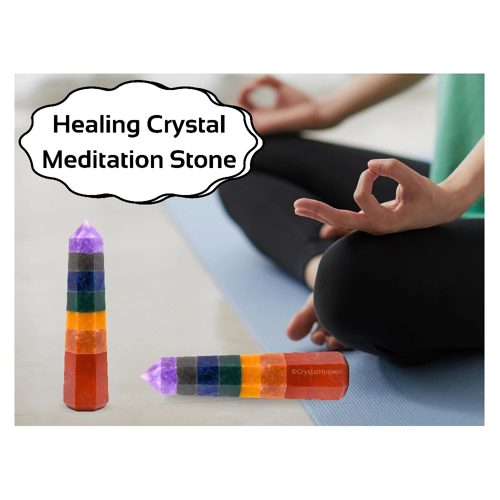 7 Chakra Tower (3" to 4" inch)