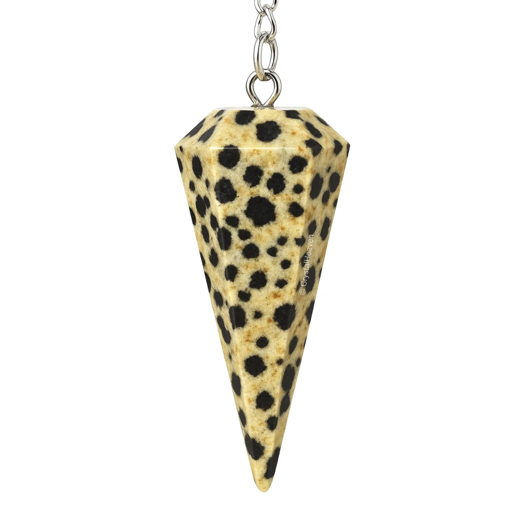 Dalmatian Jasper Pendulum