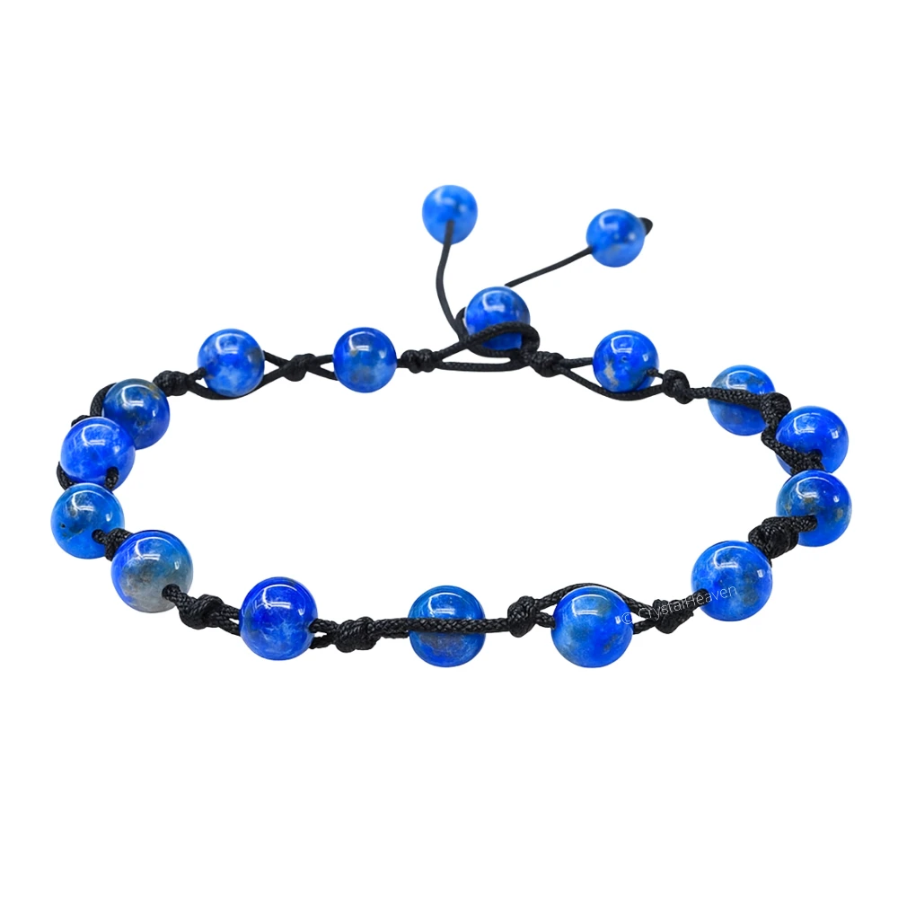 Lapis Lazuli Anklet (Hand Knotted)