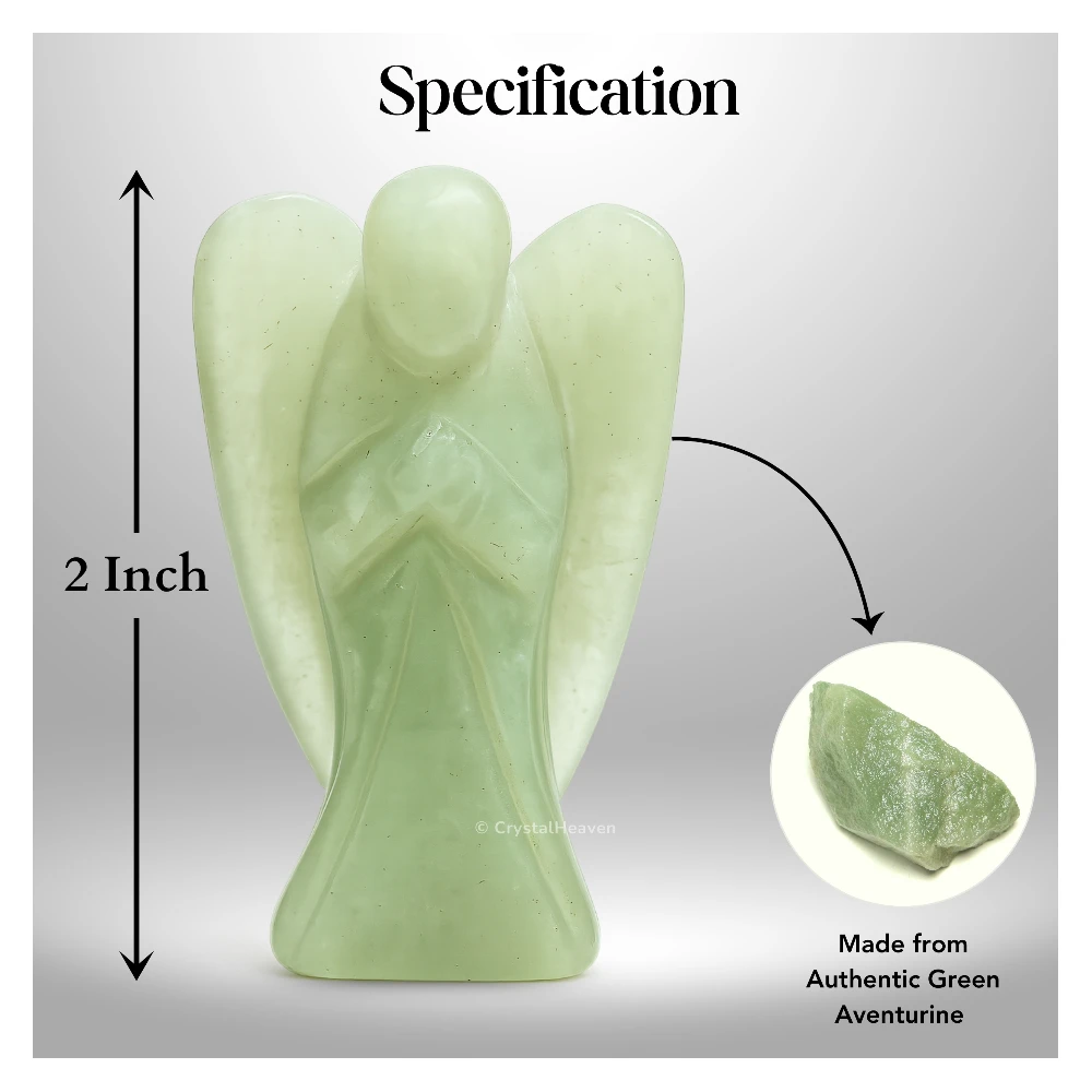 Light Green Aventurine Angel (4 Inch)