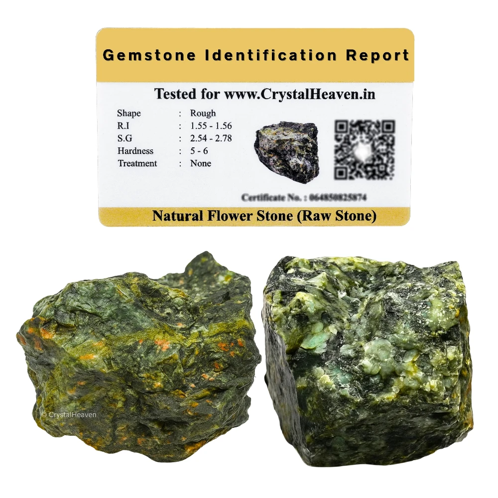Raw Flower Stone Crystals (5 Piece)