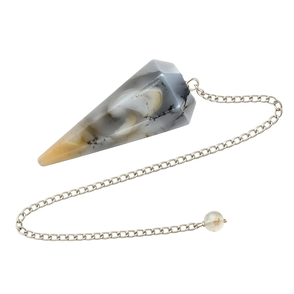 Dendrite Agate Pendulum