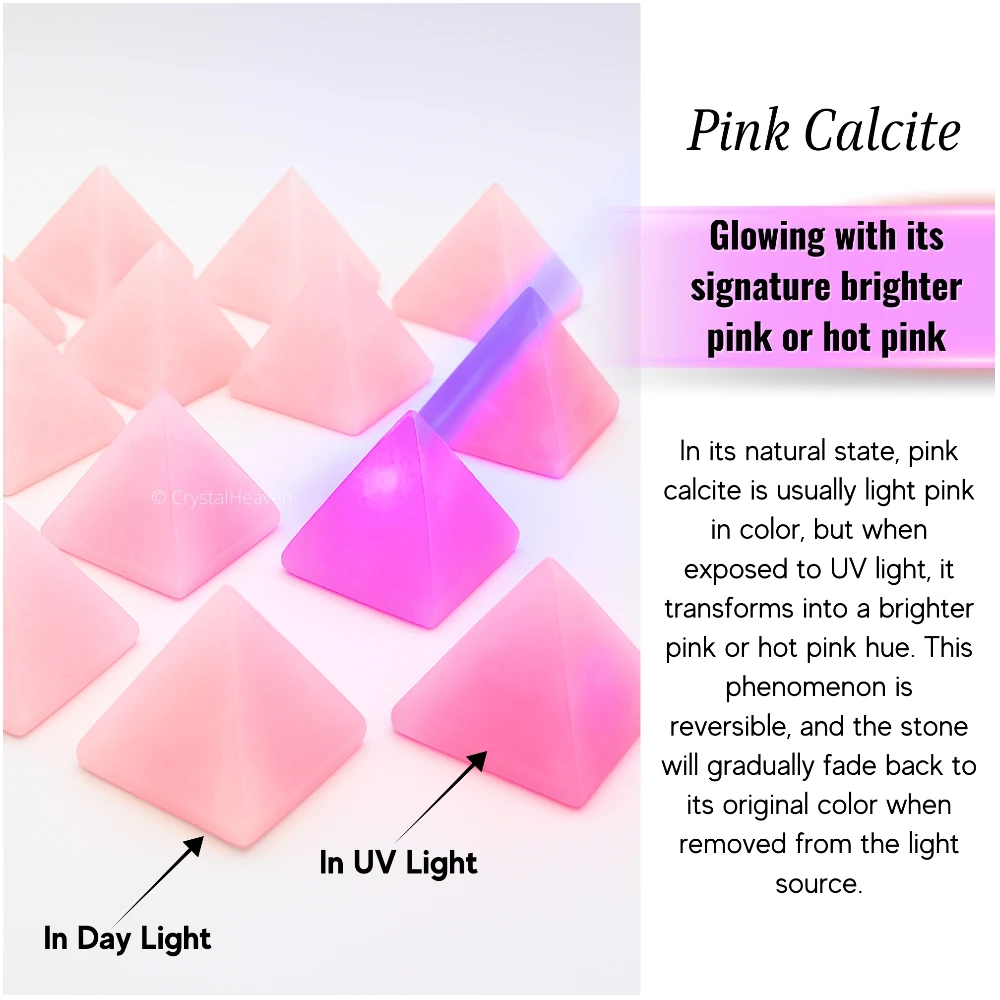 Pink Calcite Pyramid (2 Inch)