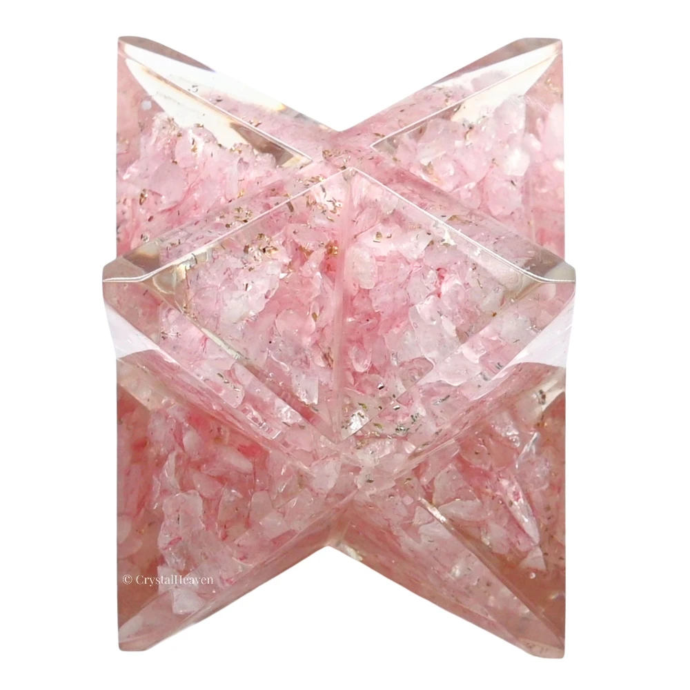 Rose Quartz Orgone Merkaba
