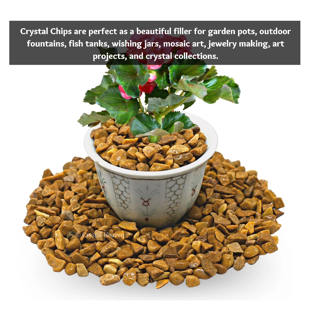 Yellow Jasper Chips (500 gram)