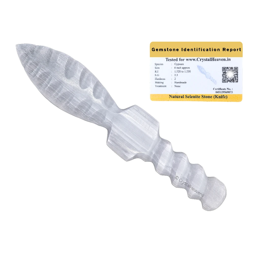 Selenite Knife Dagger