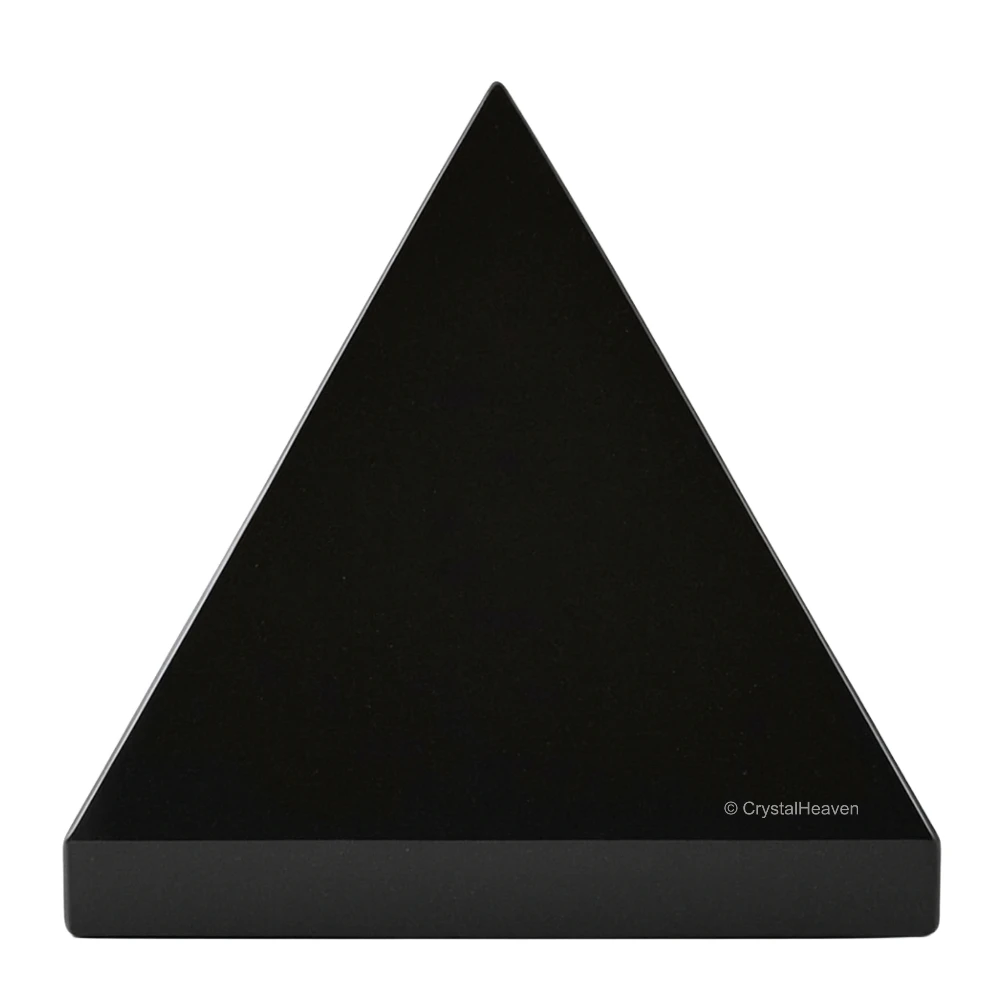 Black Agate Pyramid (1.5 Inch)