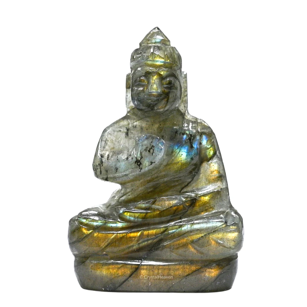 Labradorite Buddha Statue