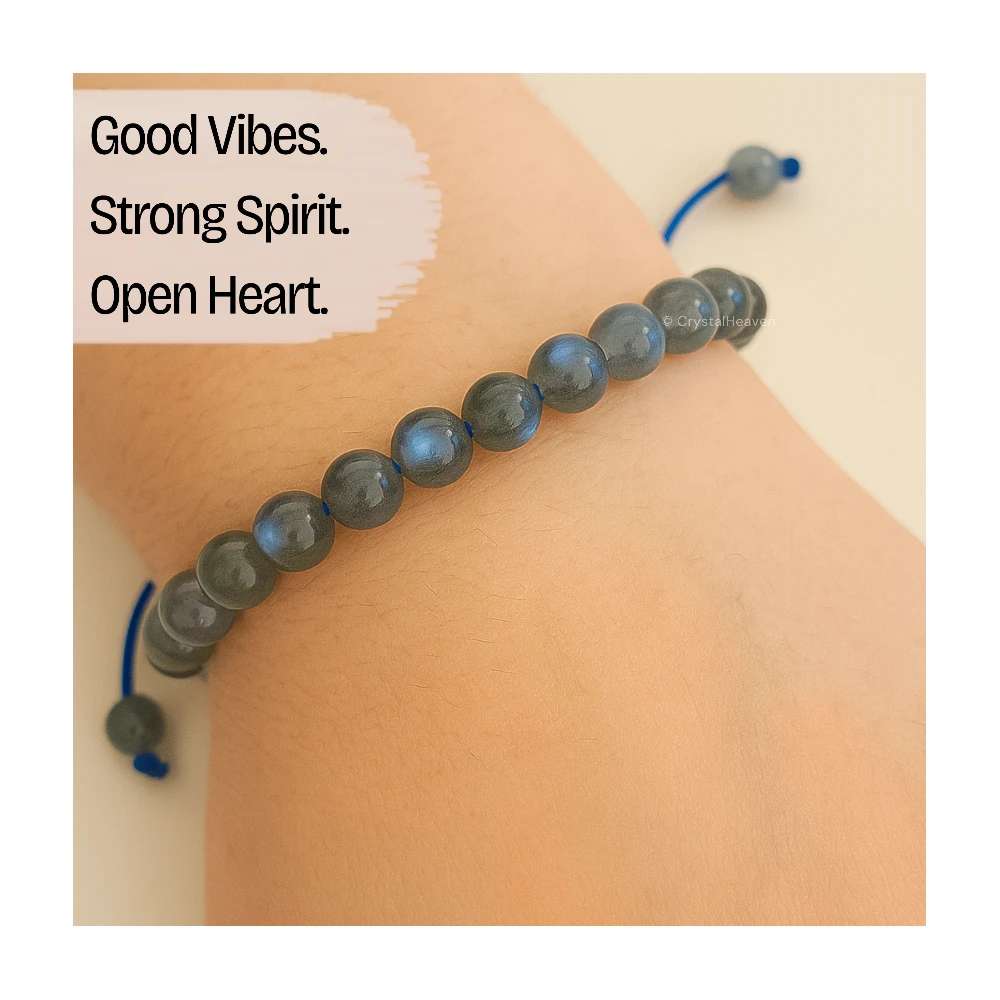 Premium Labradorite Bracelet (Adjustable)
