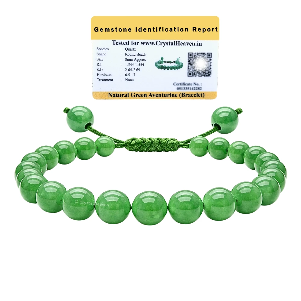 Green Aventurine Bracelet (Adjustable)