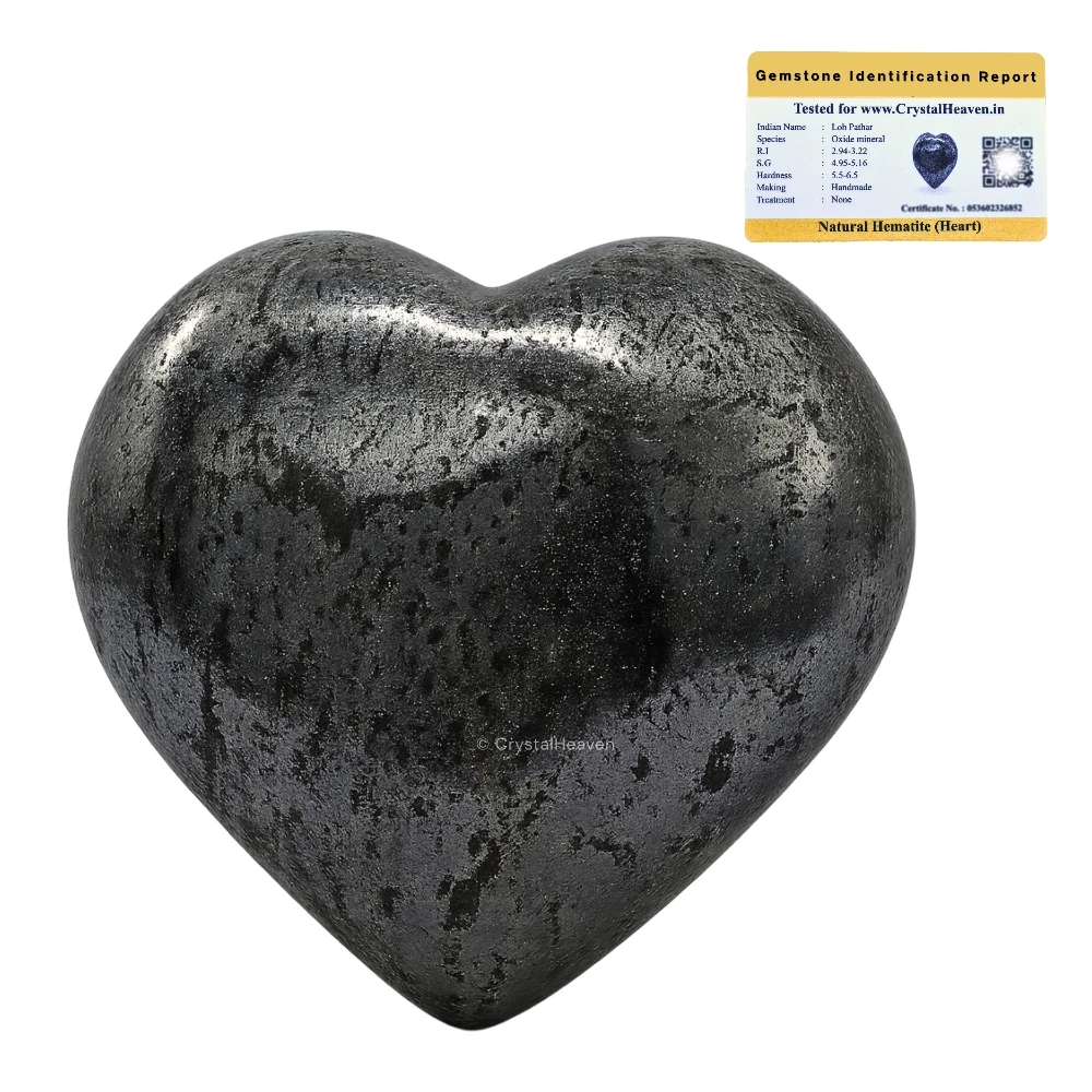 Hematite Heart