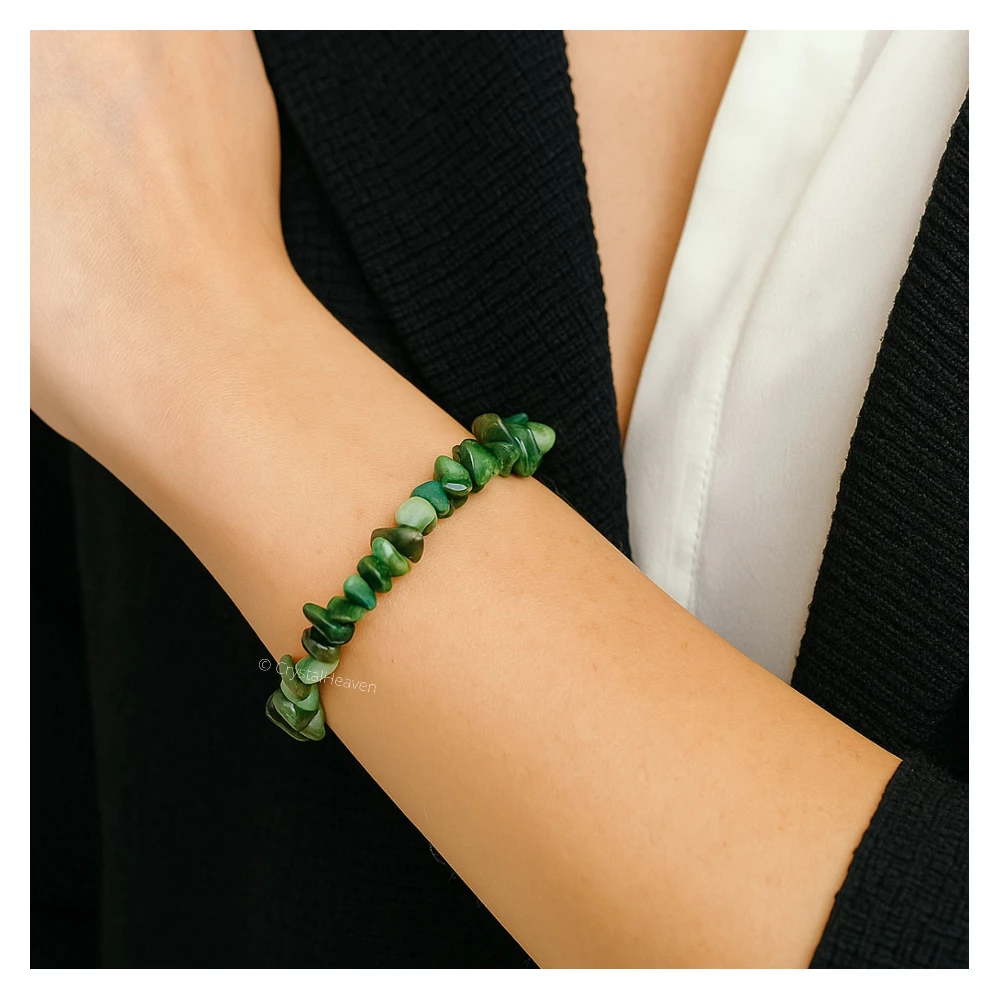 Emerald Chips Bracelet