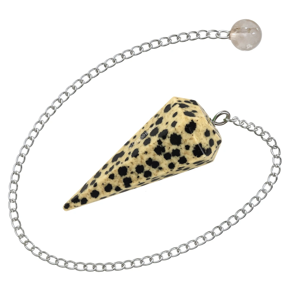 Dalmatian Jasper Pendulum