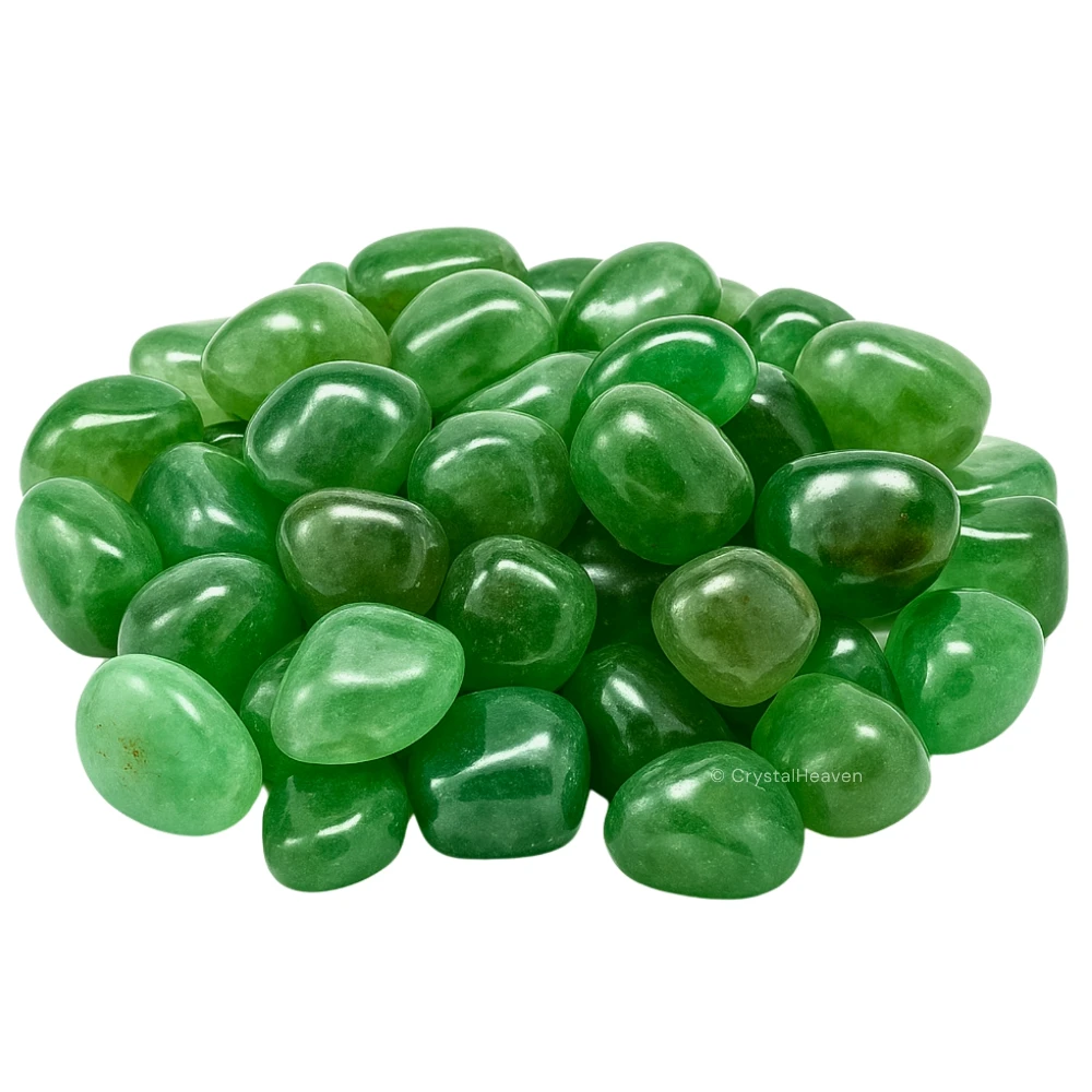 Tumbled Green Strawberry Quartz Stones (30 Gram)