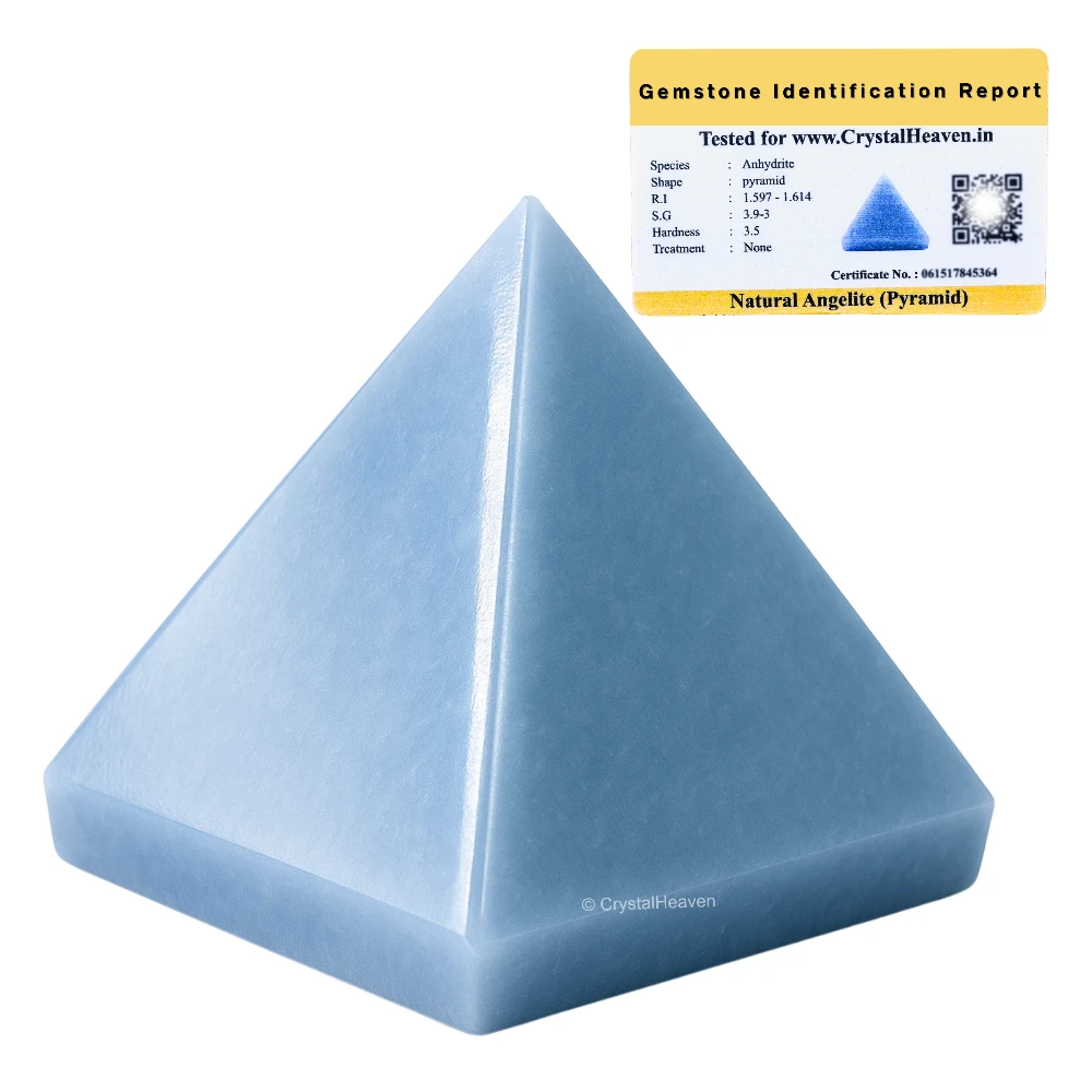 Angelite Pyramid (2 Inch)