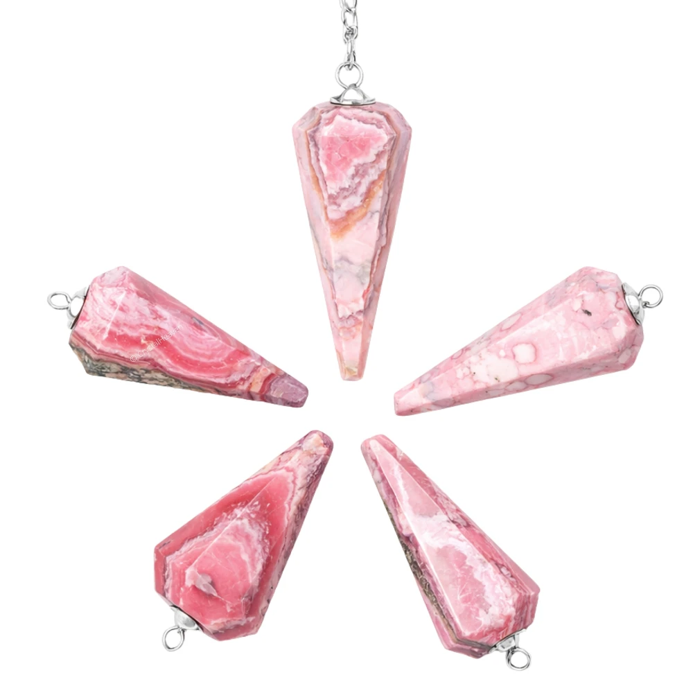Rhodochrosite Pendulum