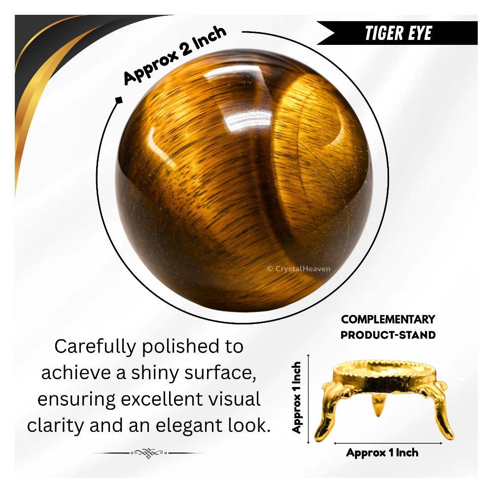 Tiger Eye Sphere (2 Inch)