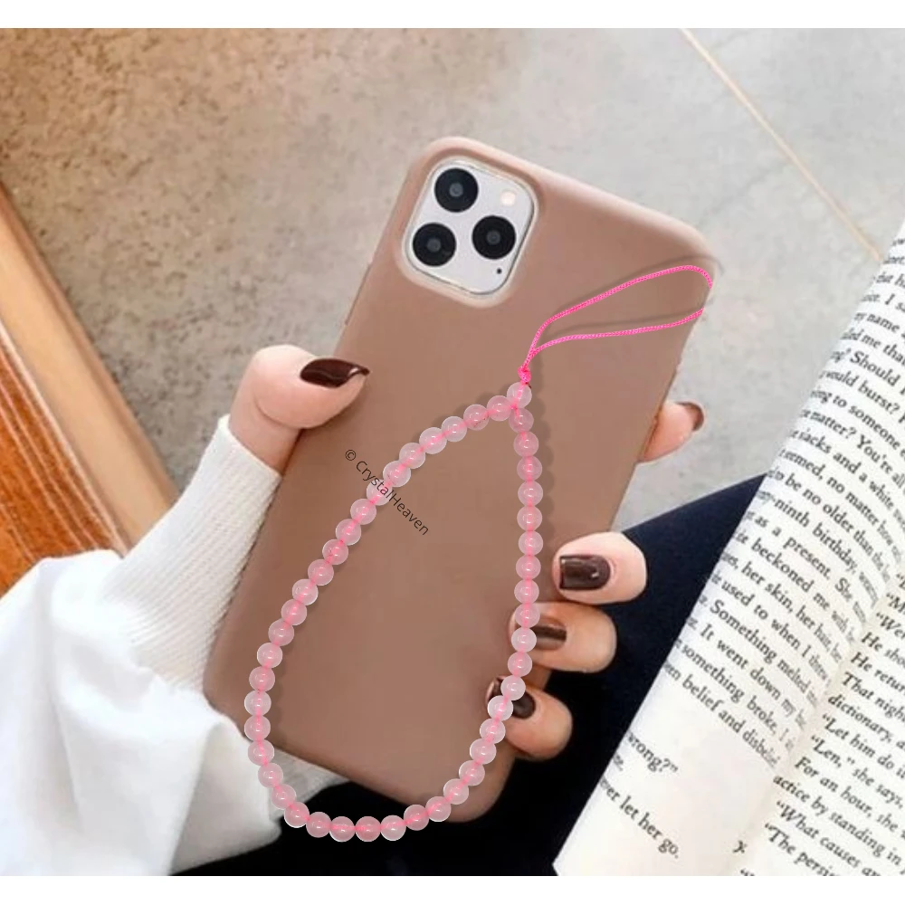 Rose Quartz Phone Charm