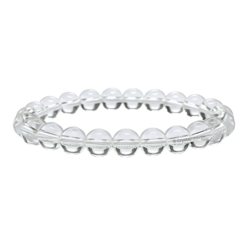 Sphatik Clear Quartz Bracelet (Elastic)