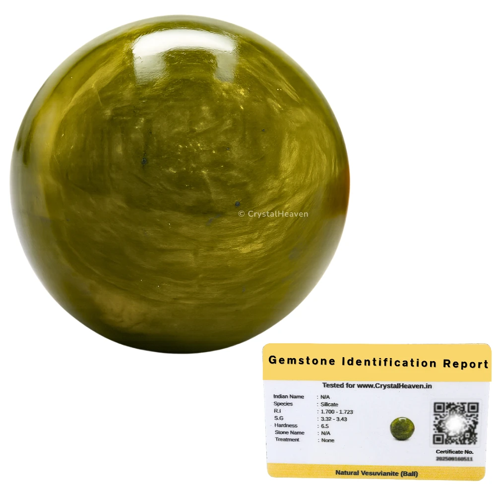 Vesuvianite Sphere (2 Inch)