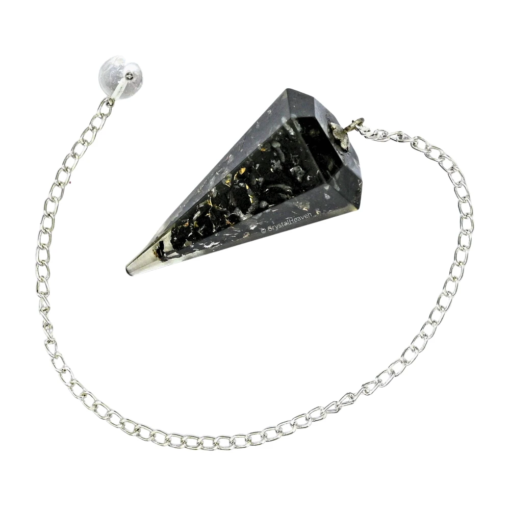 Shungite Crystal Orgone Pendulum