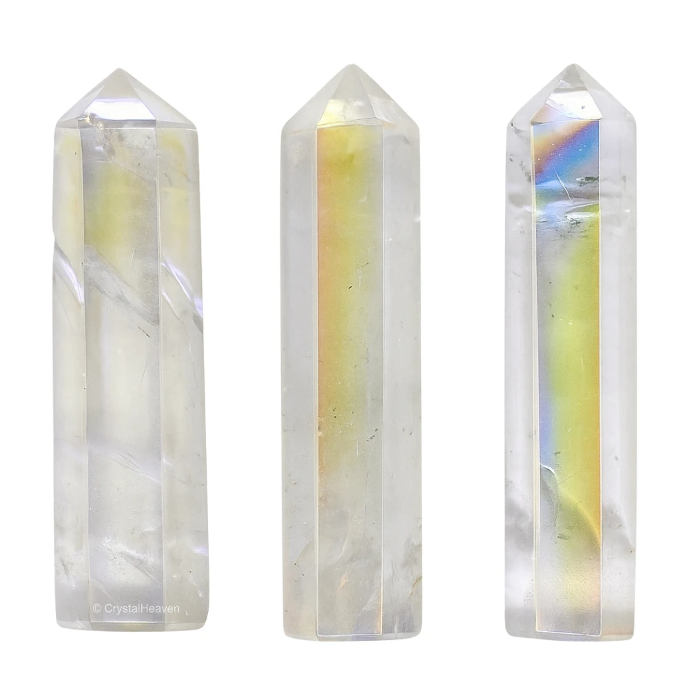 Angel Aura Quartz Pencil Points