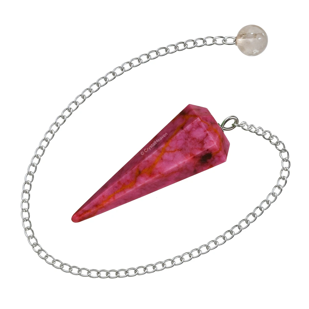Cobalt Calcite Pendulum