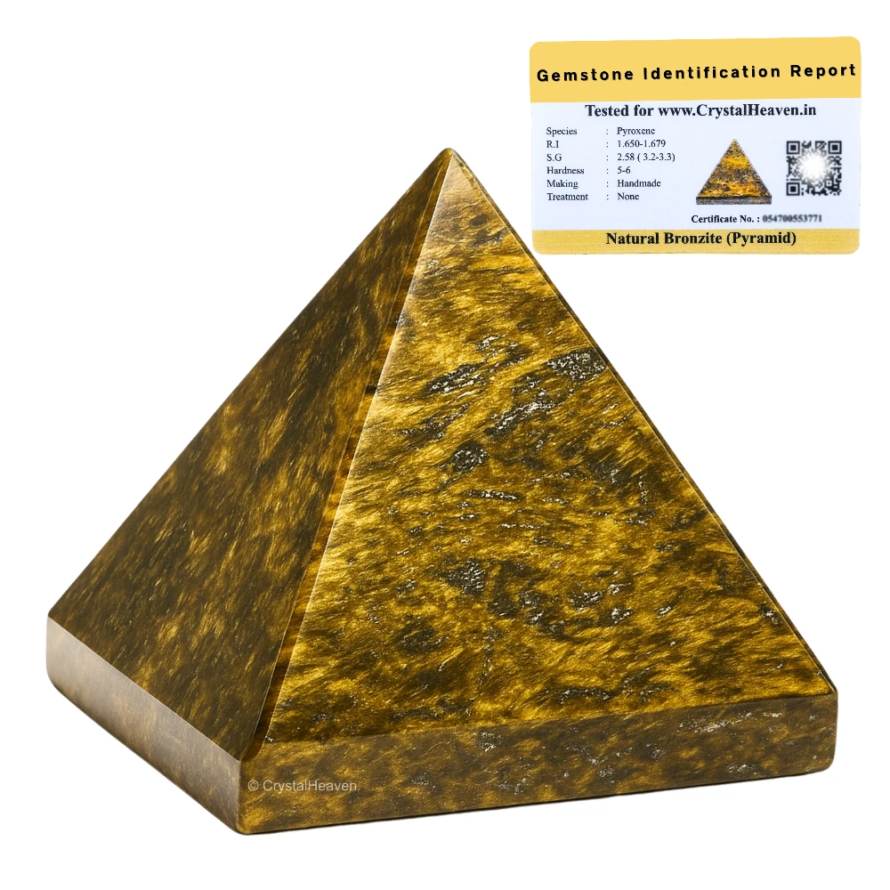Bronzite Pyramid (1.5 Inch)