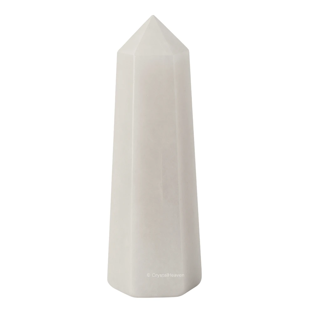 Snow Quartz Crystal Tower (3" to 4" inch)