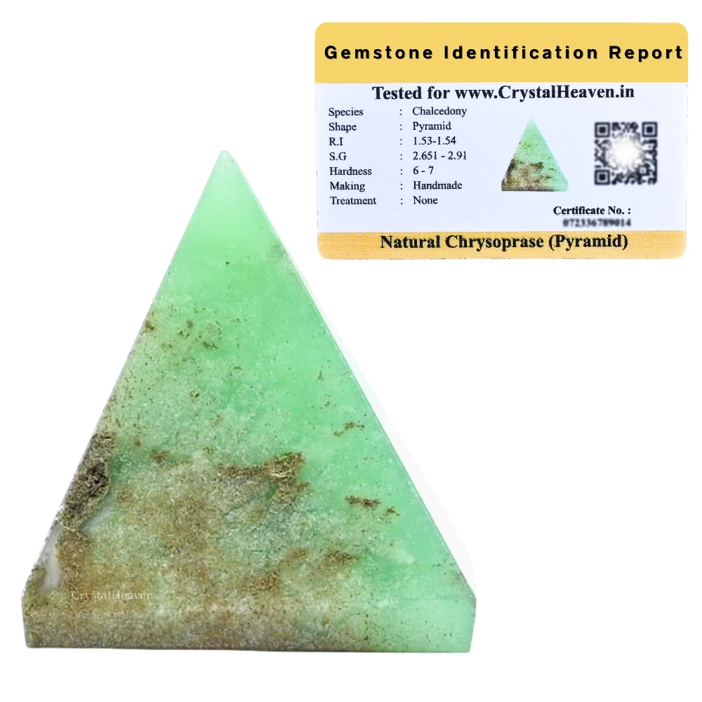 Chrysoprase Pyramid (1 Inch)