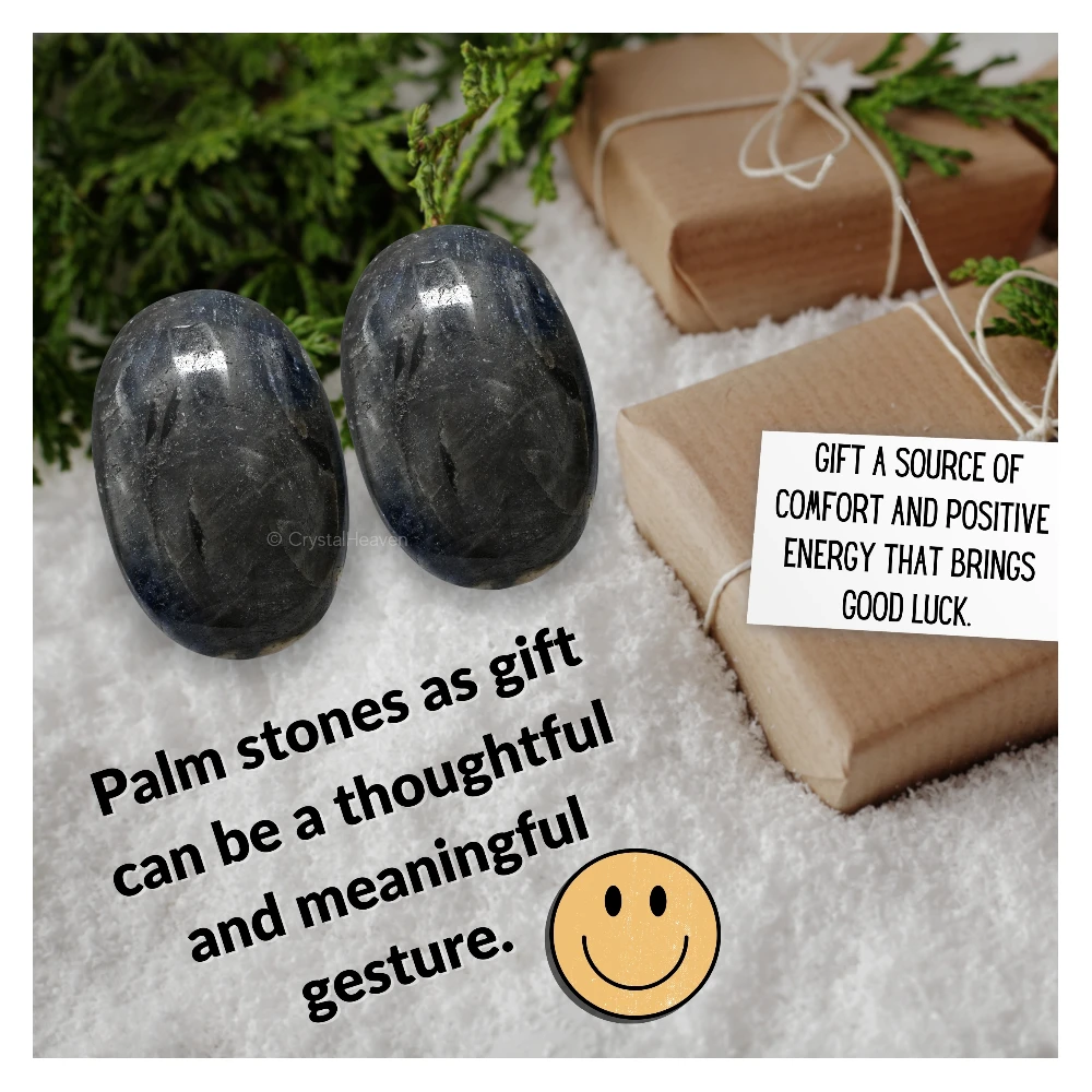 Blue Sapphire Palm Stone