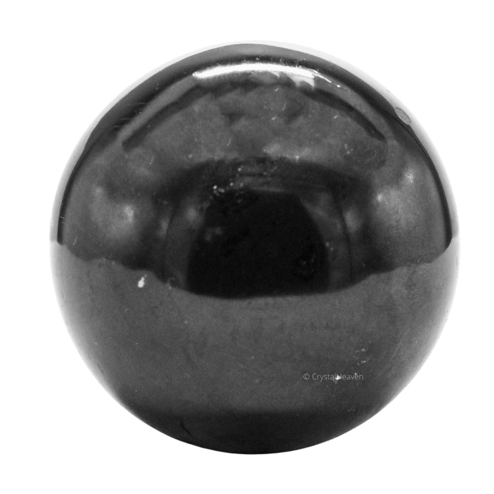 Large Black Tourmaline Sphere (2.5 Inch)