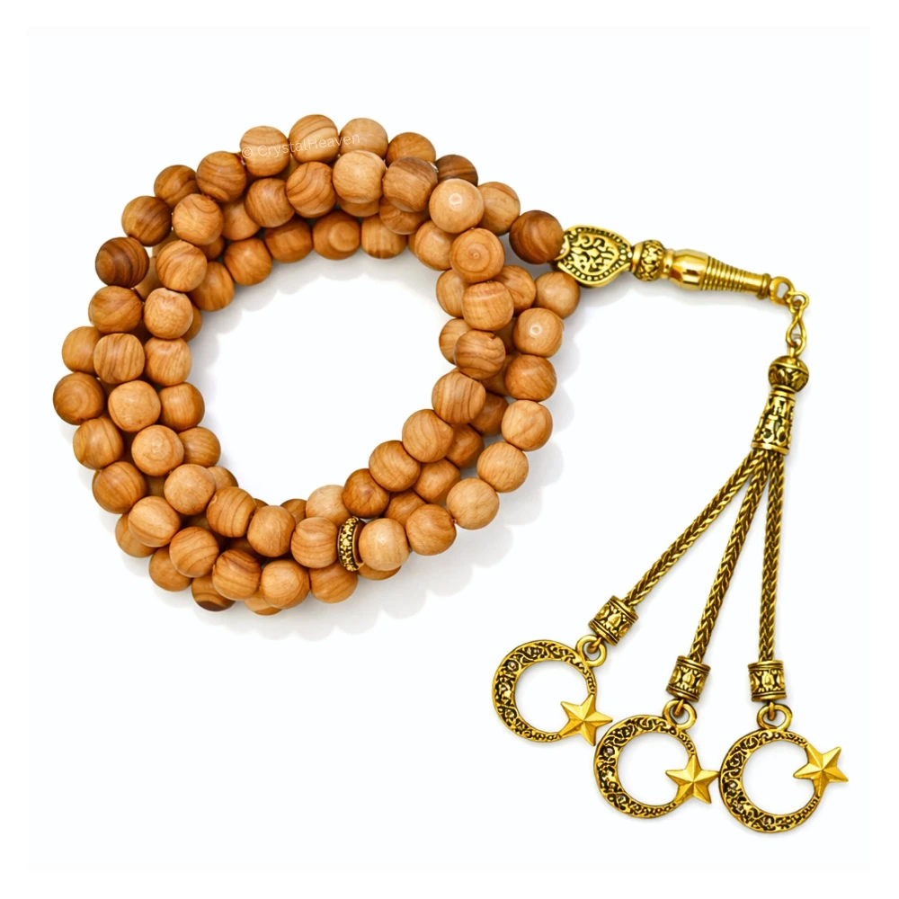 Wood with Fragrance Tasbih (Gold)