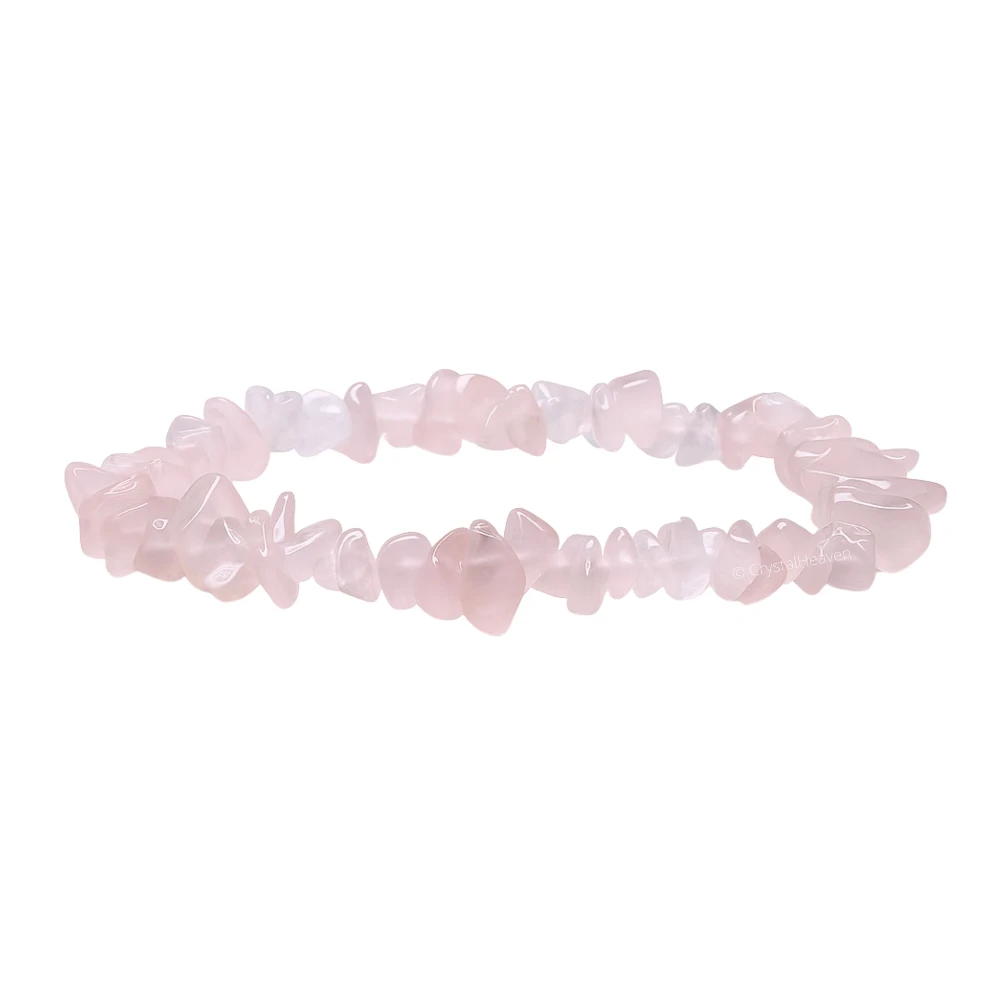 Rose Quartz Chips Bracelet