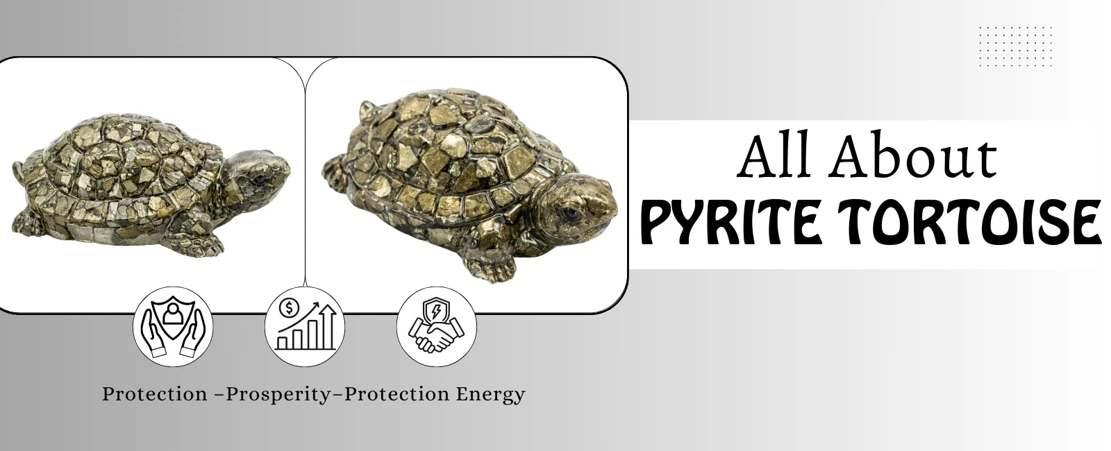 Orgone Pyrite Tortoise for Wealth, Luck & Positive Energy