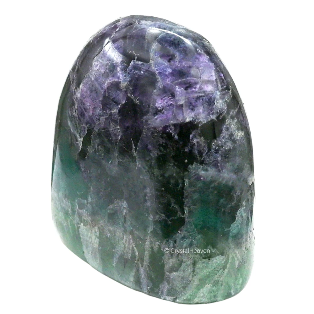 Multi Fluorite Standing Palm Stone (Large)