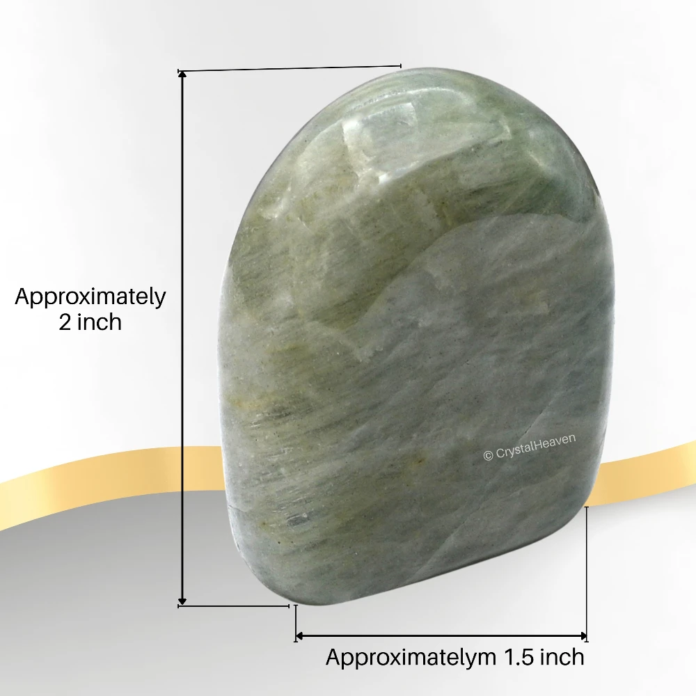 Aquamarine Standing Palm Stone (Regular)