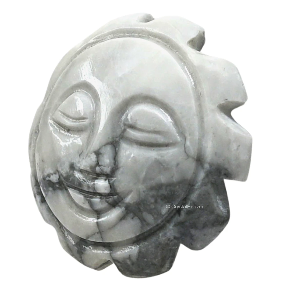 Howlite Surya Face