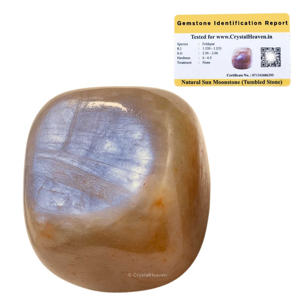 Tumbled Sun Moonstone Stones (30 Gram)