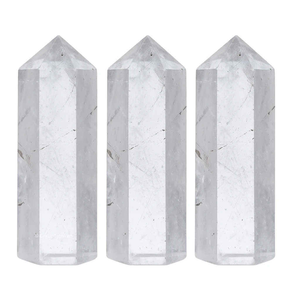 Clear Quartz Pencil Points (Set of 10)