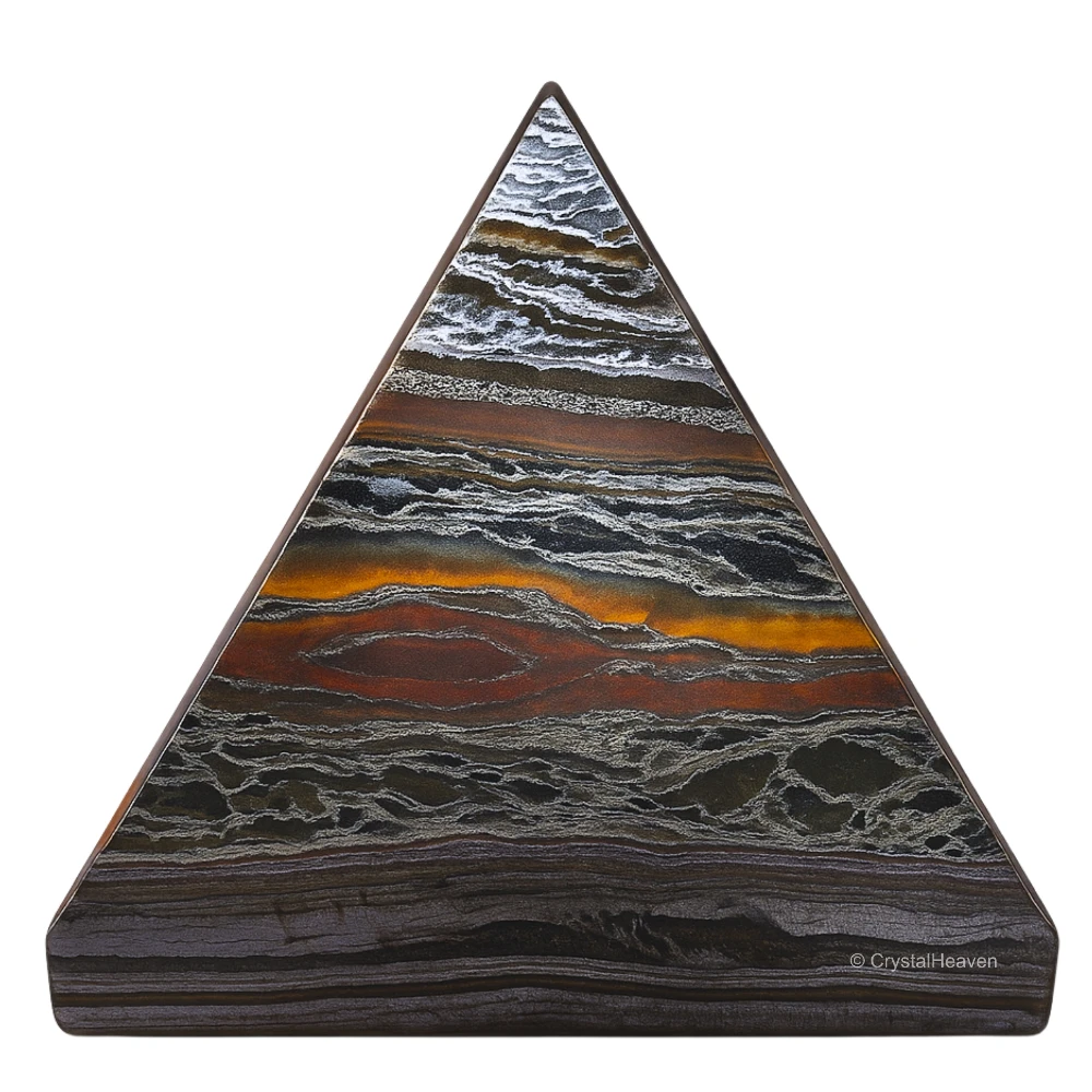 Iron Tiger Eye Pyramid (1.5 Inch)